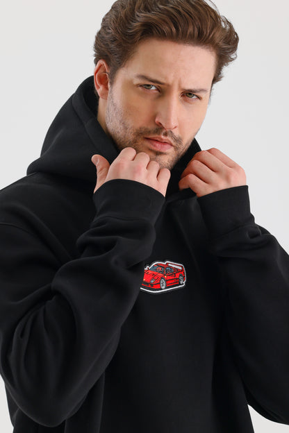 F40 Black Hoodie