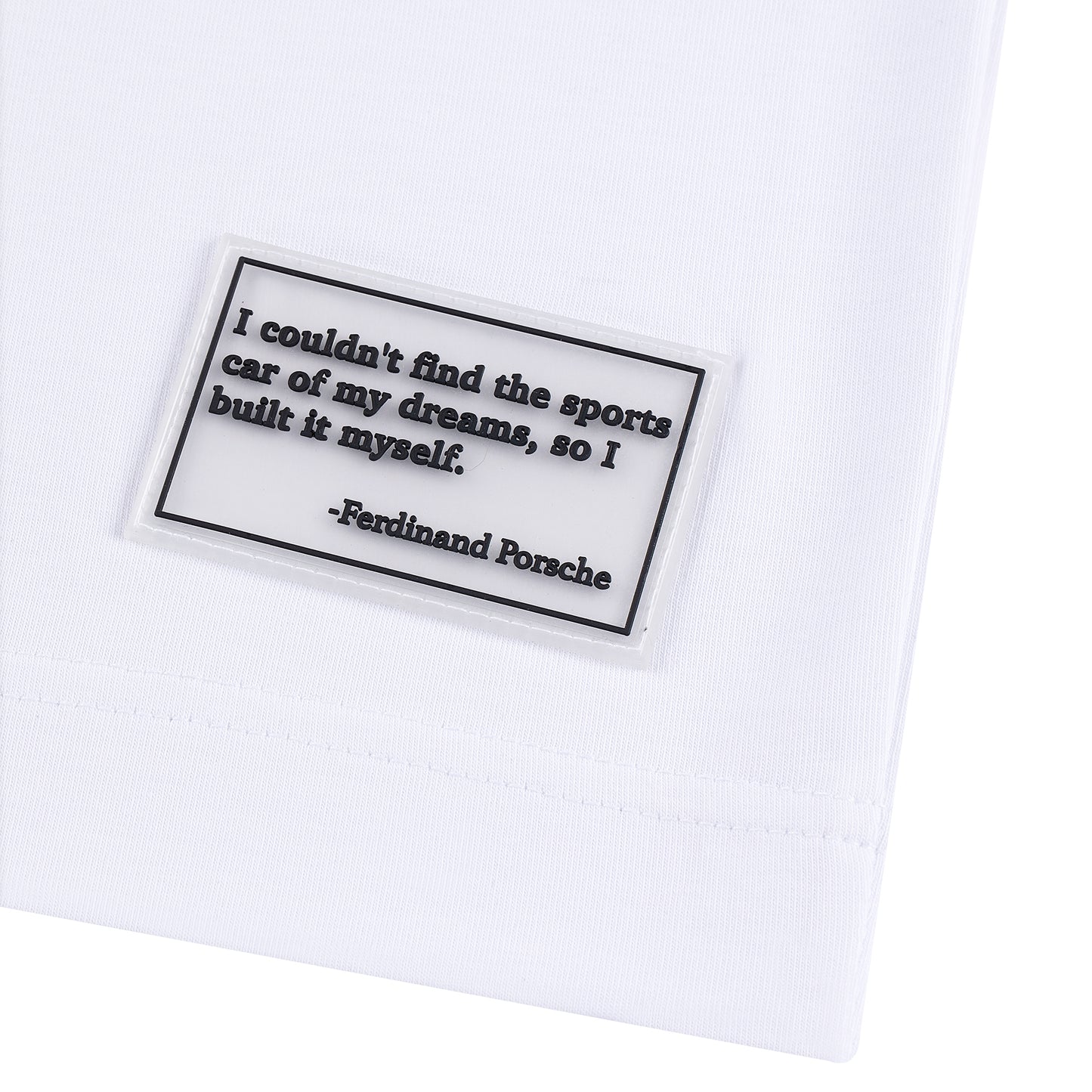 Gri Araba Beyaz T-shirt