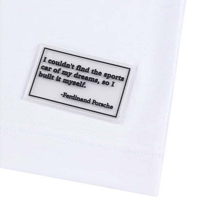 Gri Araba Beyaz T-shirt