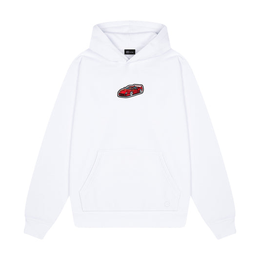 F40 White Hoodie