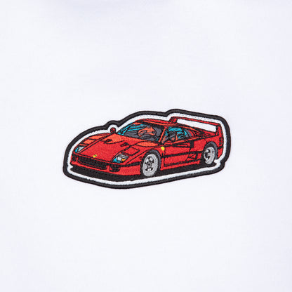 F40 White Hoodie