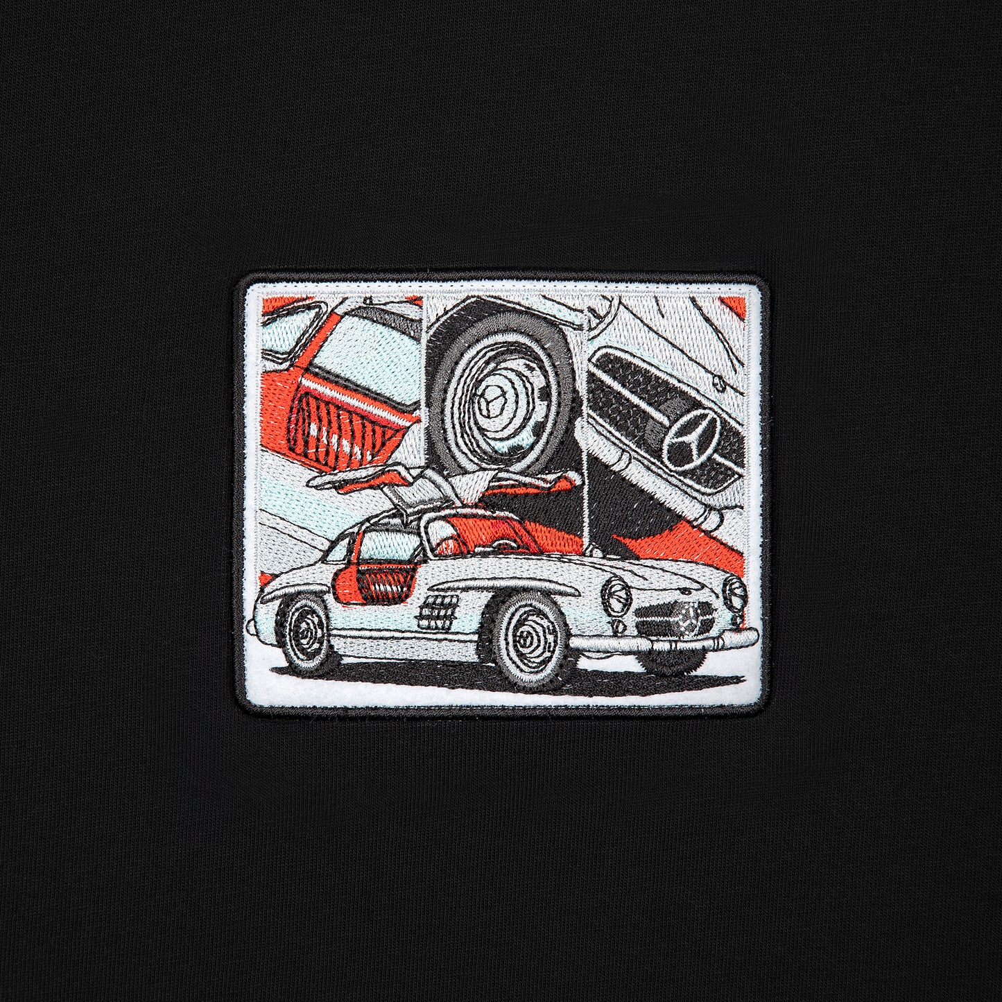 300 SL "Gullwing" Black T-Shirt